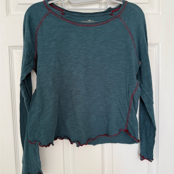 NATURAL LIFE! TWO (Magenta and Teal) Long Sleeve Tees - Picture 2 of 11